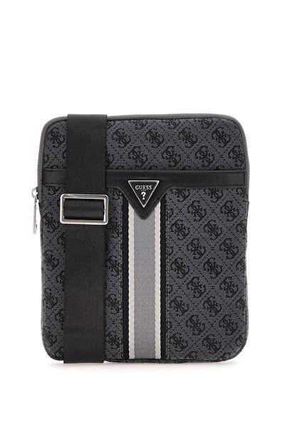 Guess Чорна чоловіча поштова сумка MILANO COMPACT BACKP - P5123