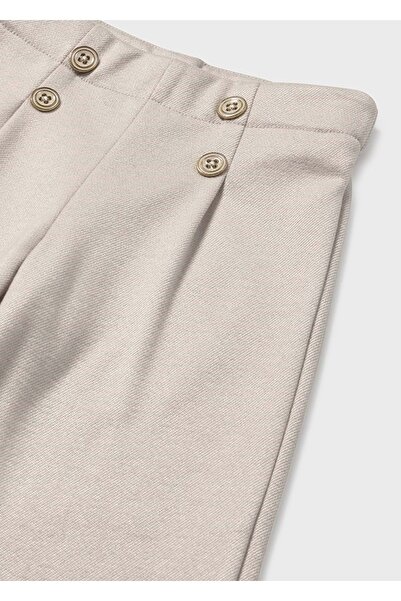 MAYORAL Girl's Long Pants Ecru