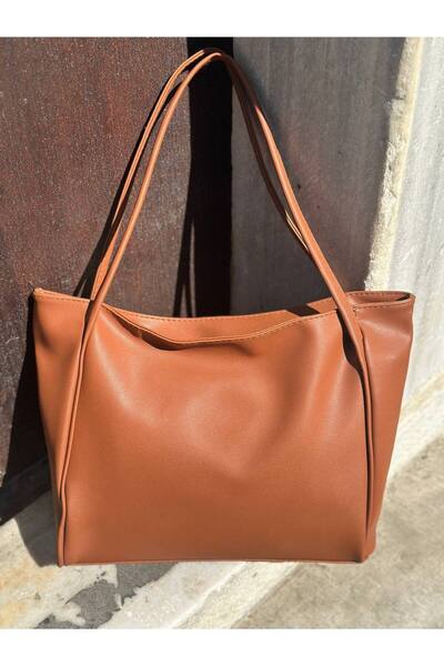 SHIKIRTI Γυναικεία τσάντα ώμου μεγάλου μεγέθους