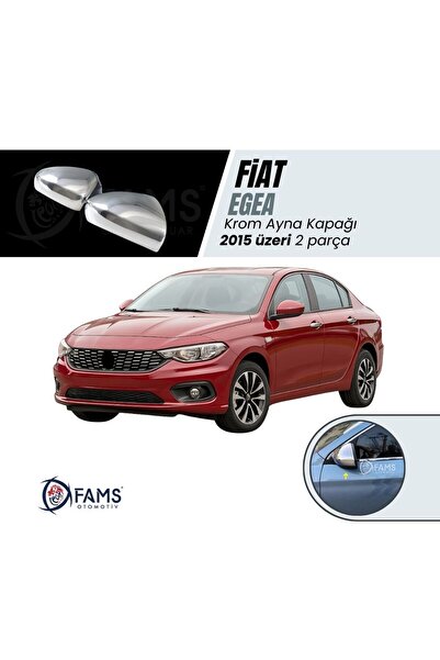 FAMS OTO AKSESUAR Fiat Egea 2015 Üzeri Krom Ayna Kapağı P.çelik (SEDAN, SW, H...