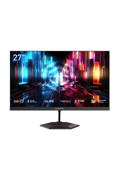 GAMEBOOSTER 27" GB-27F240FF 240Hz 0.5Ms Fast IPS FHD RGB Gaming Monitör
