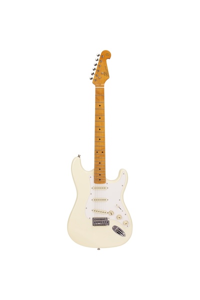 SX Stratocaster Elektro Gitar (Vintage White)