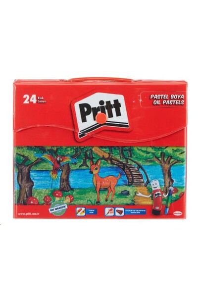 Pritt Pastel Paints with Bag 24 Pieces 1048064