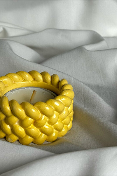 Misu design Tealight mumluk | Dekoratif mumluk | Beton mumluk | Renkli mumluk