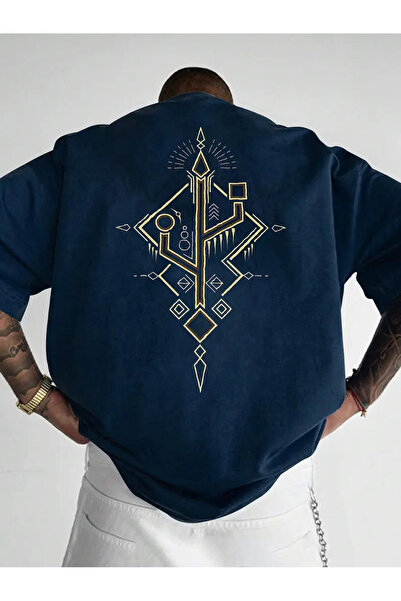 ACTIVE MODA Printed Cotton Oversized Men's T-Shirt Plus Size