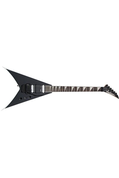 Jackson JS King V JS32 Amaranth Klavye Black with White Bevels Elektro Gitar