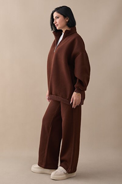 InStyle Σετ με φερμουάρ Bitter Brown Σετ δύο τεμαχίων