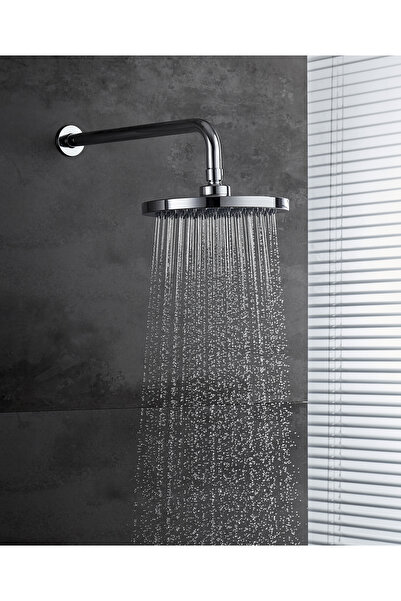 HESANIT ABS Round Shower Head 20cm Chrome