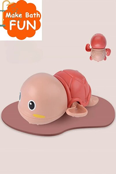BBSKY Kurmalı Kaplumbağa Bebek Banyo Oyuncağı – Suda Yüzen Sevimli Su Oyunu El Göz Gelişim Oyuncağı