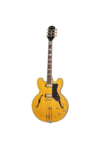 Epiphone Sheraton Frequensator Semi-Hollowbody Elektro Gitar (Natural)