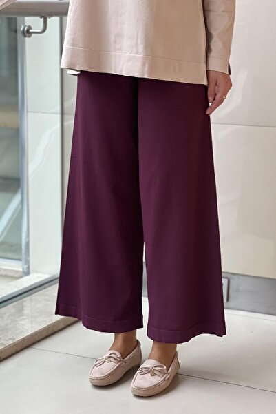 Nuss Mercerized Wide Leg Trousers