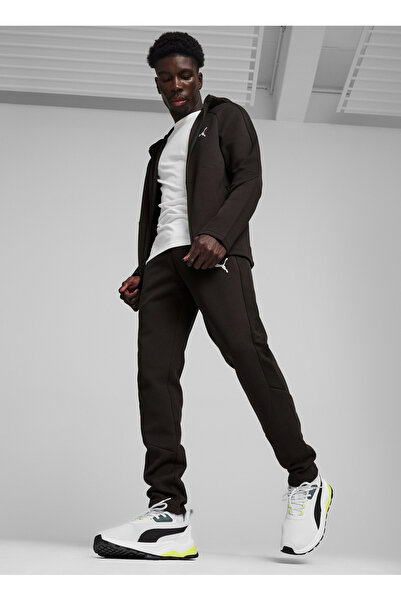 Puma 67899701 EVOSTRIPE Pants DK Bl Siyah Lastikli Bel Slim Fit Erkek Eşofman Altı