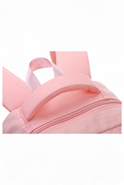 Roomys Kawaii Pro İthal Yeni Sezon Ergonomik Kore Tarzı Aksesuarlı Ve Ayıcıklı Mor Okul Sırt Çantası