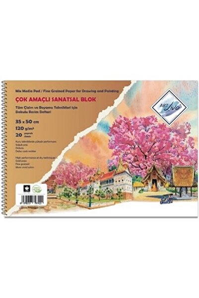 ART Liva Художній альбом для малювання, багатотехнічний, 20 сторінок, 35x50, ...