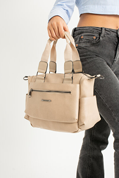 Sanmorris حقيبة كتف نسائية من الجلد الصناعي متعددة الأقسام من COLORFULLBAG، ح...