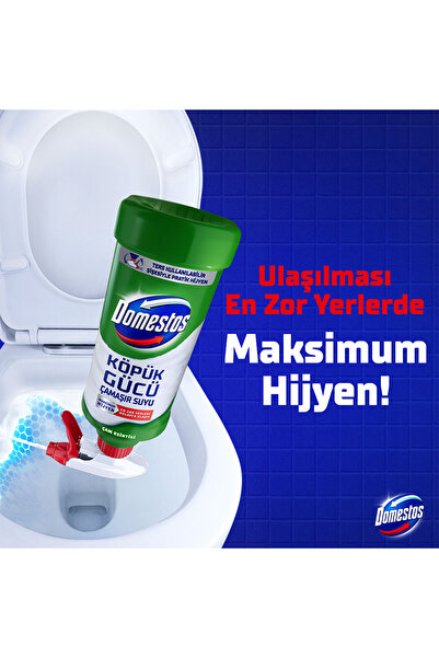 Domestos Köpük Gücü Köpük Çamaşır Suyu Çam Ferahlığı 450 ml x3