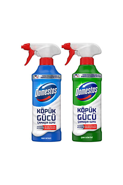 Domestos Köpük Gücü Çam Ferahlığı 450 ml x1 + Köpük Gücü Kar Beyaz 450 ml x1