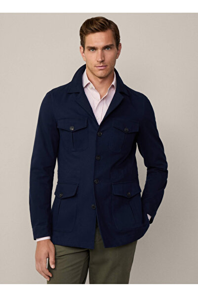 Hackett Slim Fit Lacivert Erkek Ceket HM443429