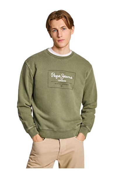Pepe Jeans Kapüşon Yaka Yeşil Erkek Sweatshırt PM582721-734 SIMON