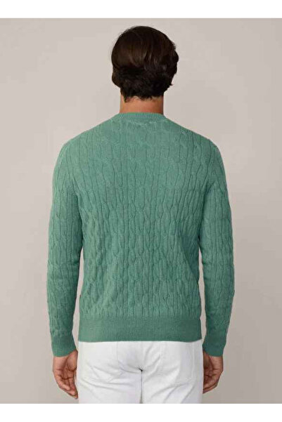 Hackett Bisiklet Yaka Slim Fit Yeşil Erkek Kazak HM703241