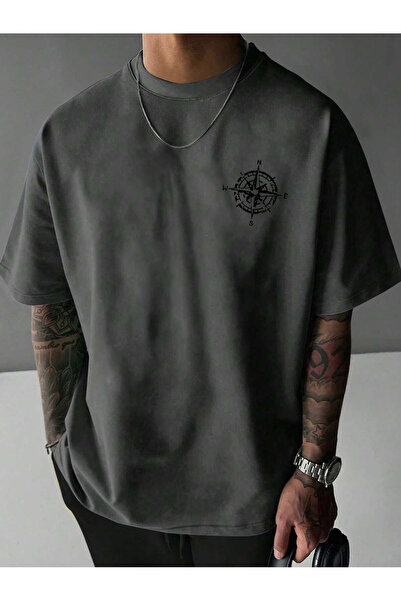 Flaubert - Printed Cotton Oversize T-Shirt Large Size