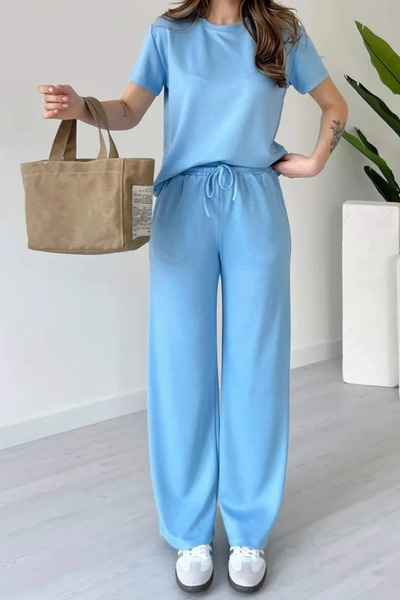 Balenbi Γυναικείο Modal υφασμάτινο κοντομάνικο αθλητικό σετ 1098