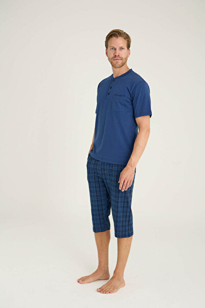 KLY Чоловічий комплект капрі з коміром-стійкою, стильний дизайн