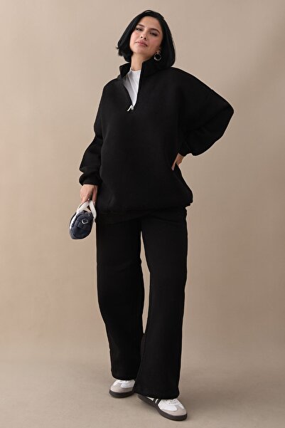 InStyle Μαύρο διπλό σετ με φερμουάρ