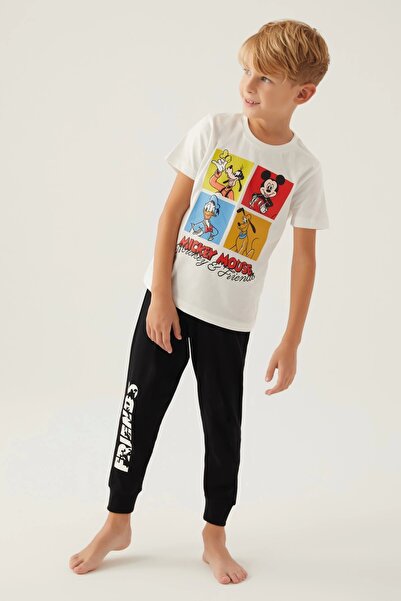 Mickey Mouse BOY'S DOUBLE SET - CREAM