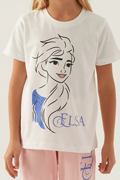 U.S. Polo Assn. Frozen girl capri set - cream