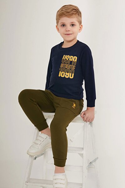 U.S. Polo Assn. Magic Lacivert Erkek Çocuk Eşofman Takımı