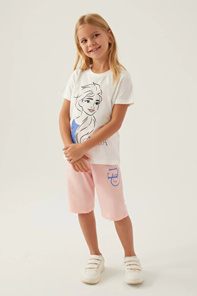 U.S. Polo Assn. Frozen girl capri set - cream