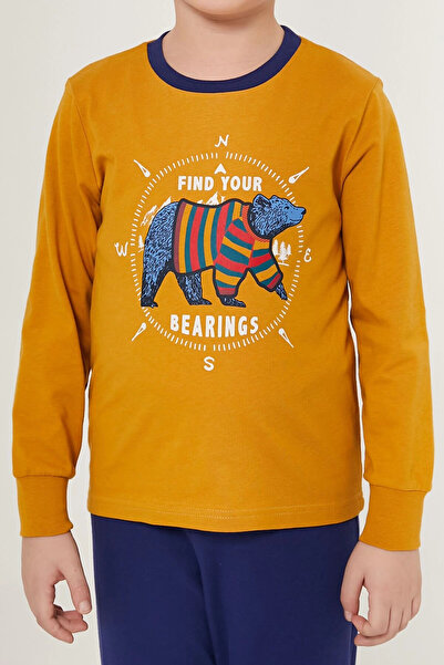 Rolypoly Αγόρι Διπλό Σετ - Dark Mustard