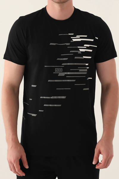 Arnetta Σετ ανδρικής πιτζάμα Symmetry Black