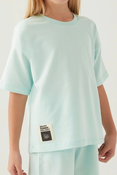 Rolypoly Girl's Green Shorts Set