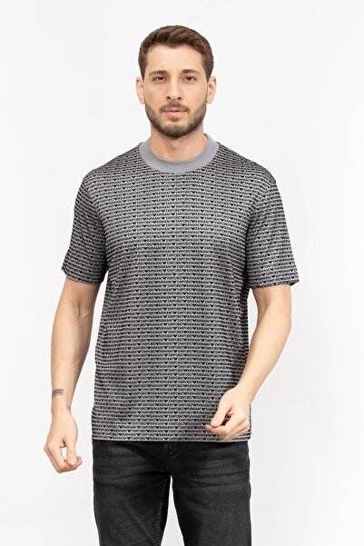 Emporio Armani Pamuklu Logolu Bisiklet Yaka T Shirt Erkek T SHİRT 6D1TD5 1JOS...