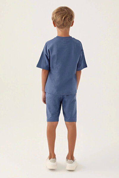 Rolypoly Boy's Blue Bermuda Suit