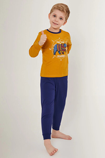 Rolypoly Αγόρι Διπλό Σετ - Dark Mustard