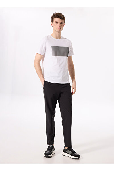 Fabrika Chino Pantolon, 50, Siyah