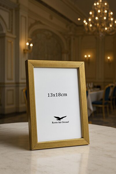 Raven Art Studio Ermitaj 13cm x 18cm Resim Fotoğraf Belge Poster Evrak Çerçevesi Korumalı Kırılmaz Pleksi Cam