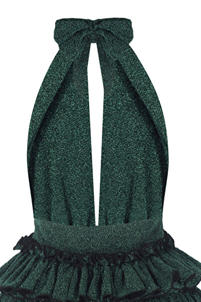 Nur Karaata Bellano Sparkle Green Elbise