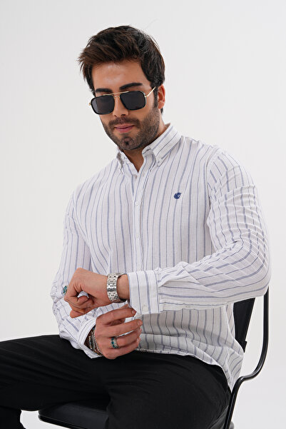 Catto Peak Ανδρικό κανονικό πουκάμισο 100% βαμβακερό που απομακρύνει τον ιδρώτα