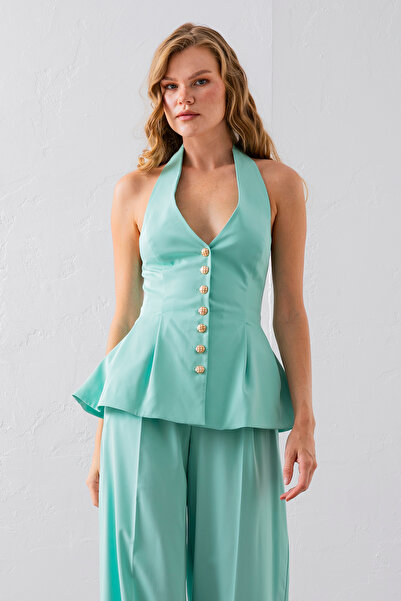 VUNTAL Flounced Vest Double Suit