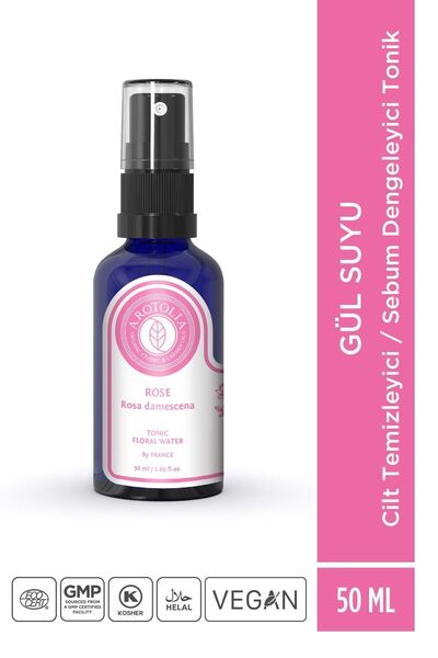 arotolia Organik Gül Suyu Hidrolatı -Tonik 50ml
