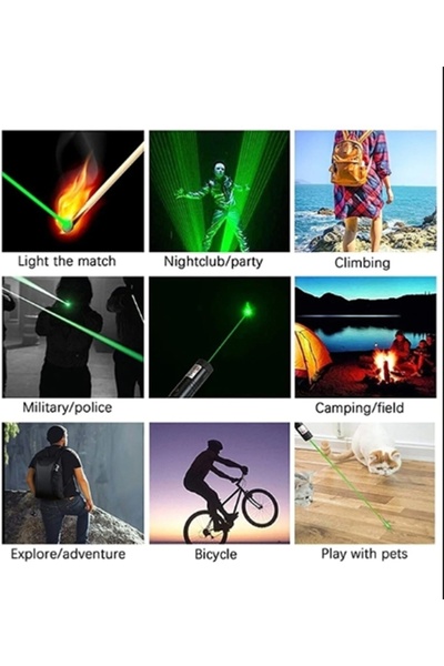 Rabelix Ultra Kaliteli Uzun Menzilli Yeşil Lazer- Kedi Oyuncağı Lazeri