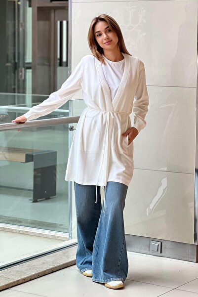 Ghisa Önü Açık Merserize Hırka