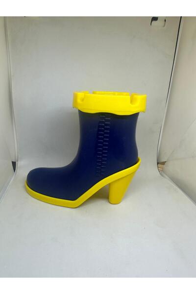 Dr.Dermalok Boot Design Unscented Ashtray Yellow Navy Blue