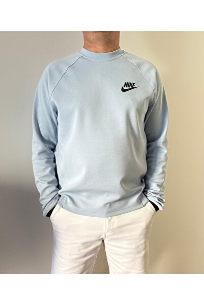 Nike Erkek Tech Fleece Sweatshirt Açık Mavi