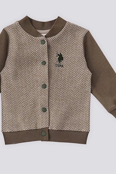 U.S. Polo Assn. U.S. Polo Assn Bej Çıtçıtlı Bebek 2 Li Takım