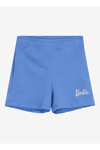 Barbie Lastikli Bel Standart Eflatun Kız Çocuk Şort BRB5SG-SRT6467